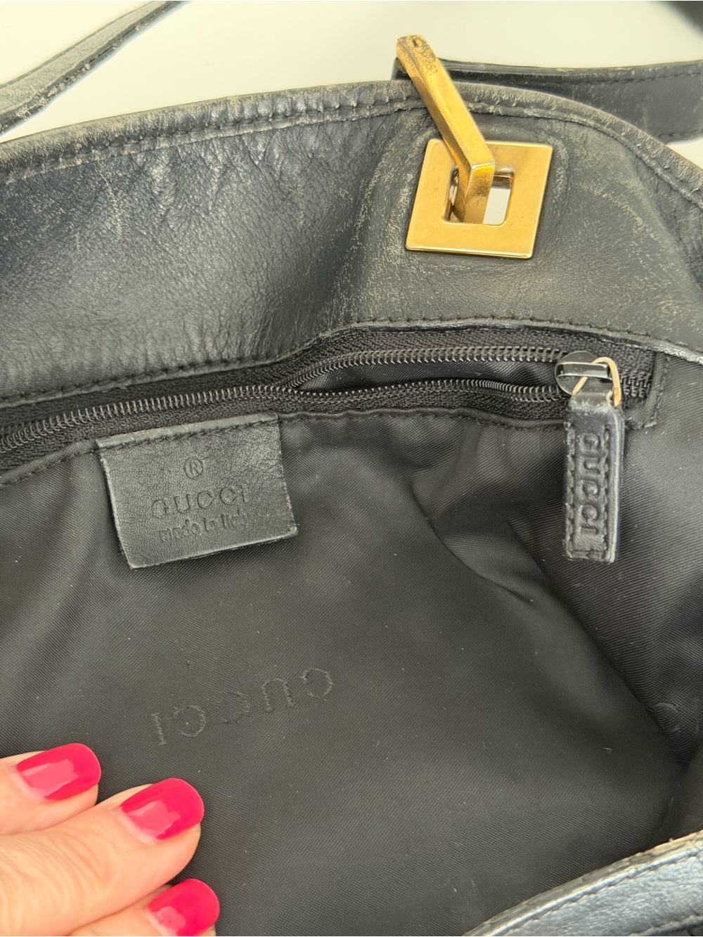Gucci GG Monogram Canvas Tote Bag – Brown/Black - Picture 12 of 16